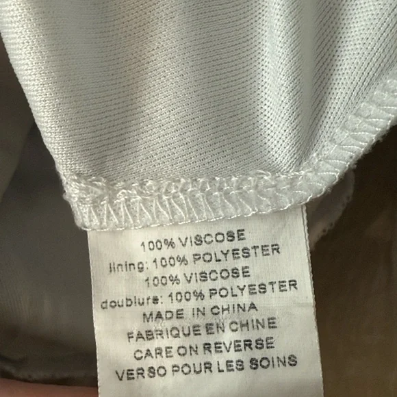 Fleur de Lis Layered Mixed-Print Boho Art Tunic Dress Floral & Polka Dot - Picture 11 of 11